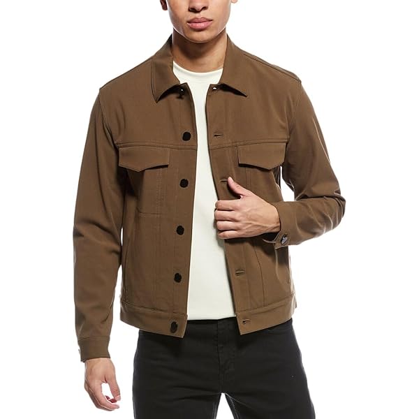 Theory Mens River Jacket in Neoteric Twill Fog X-Small at Amazon